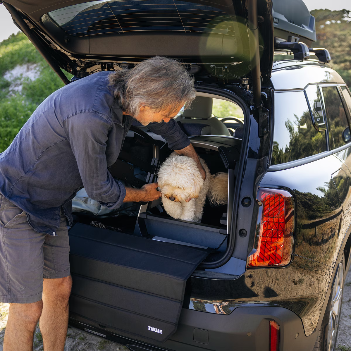 Thule Allax treshold hondenbench (auto's met lage kofferbak)