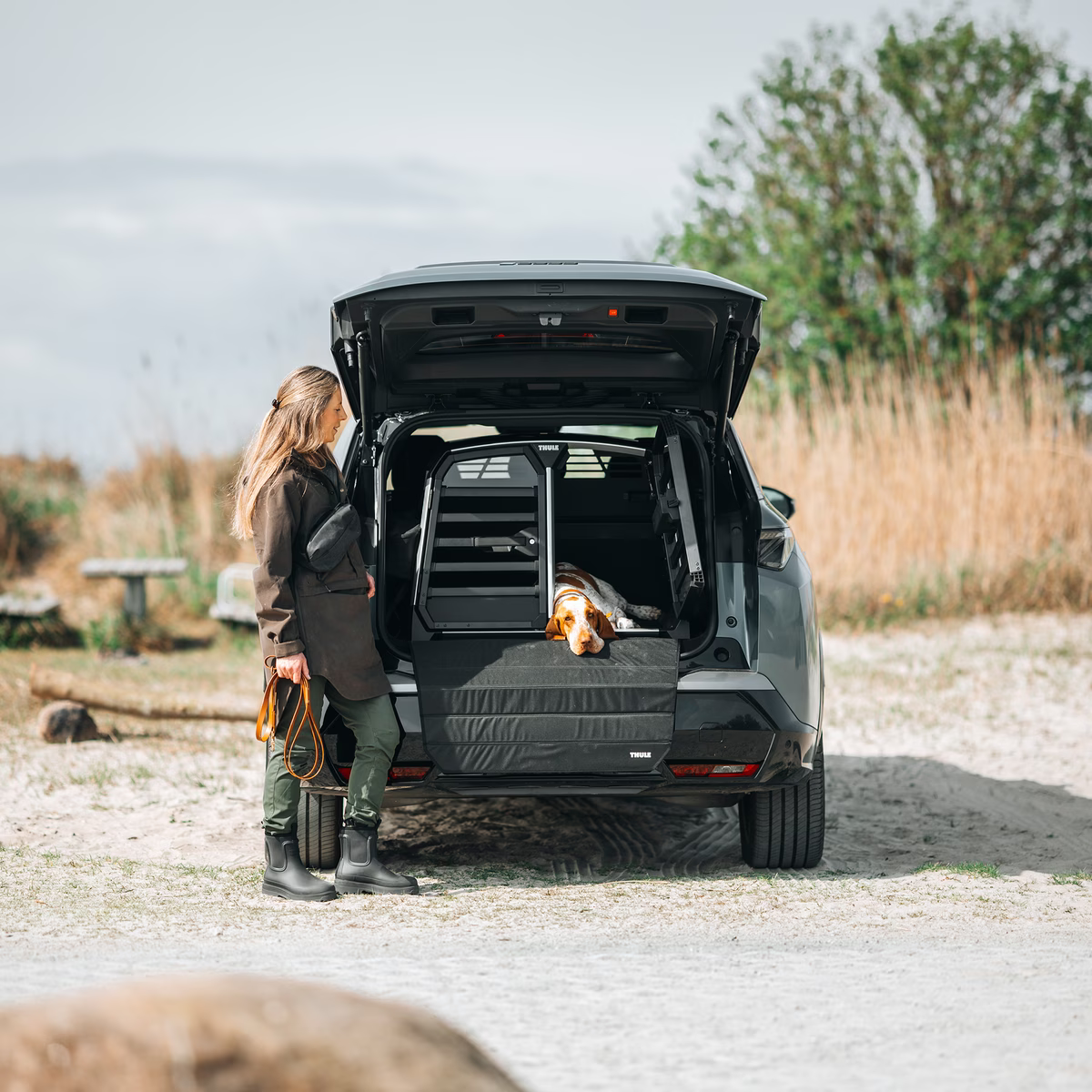 Thule allax double hondenbench