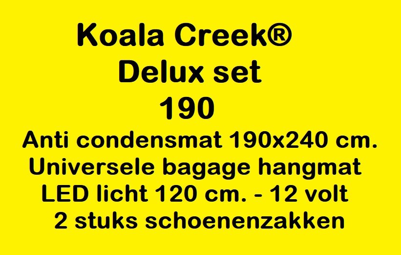 Koala Creek Deluxe set (anti condens mat + accessoires)