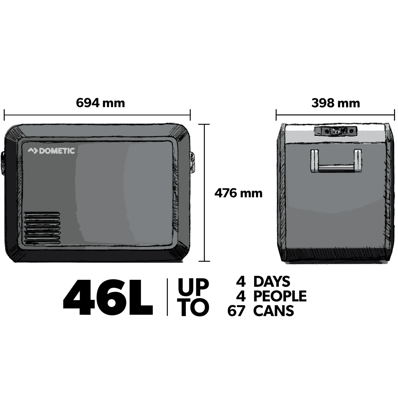 Dometic CFX3 45 compressorkoelbox