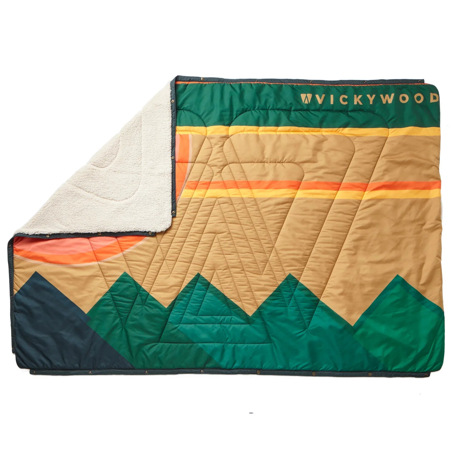 Vickywood slaapzak/kussen van 100% gerecycleerd materiaal