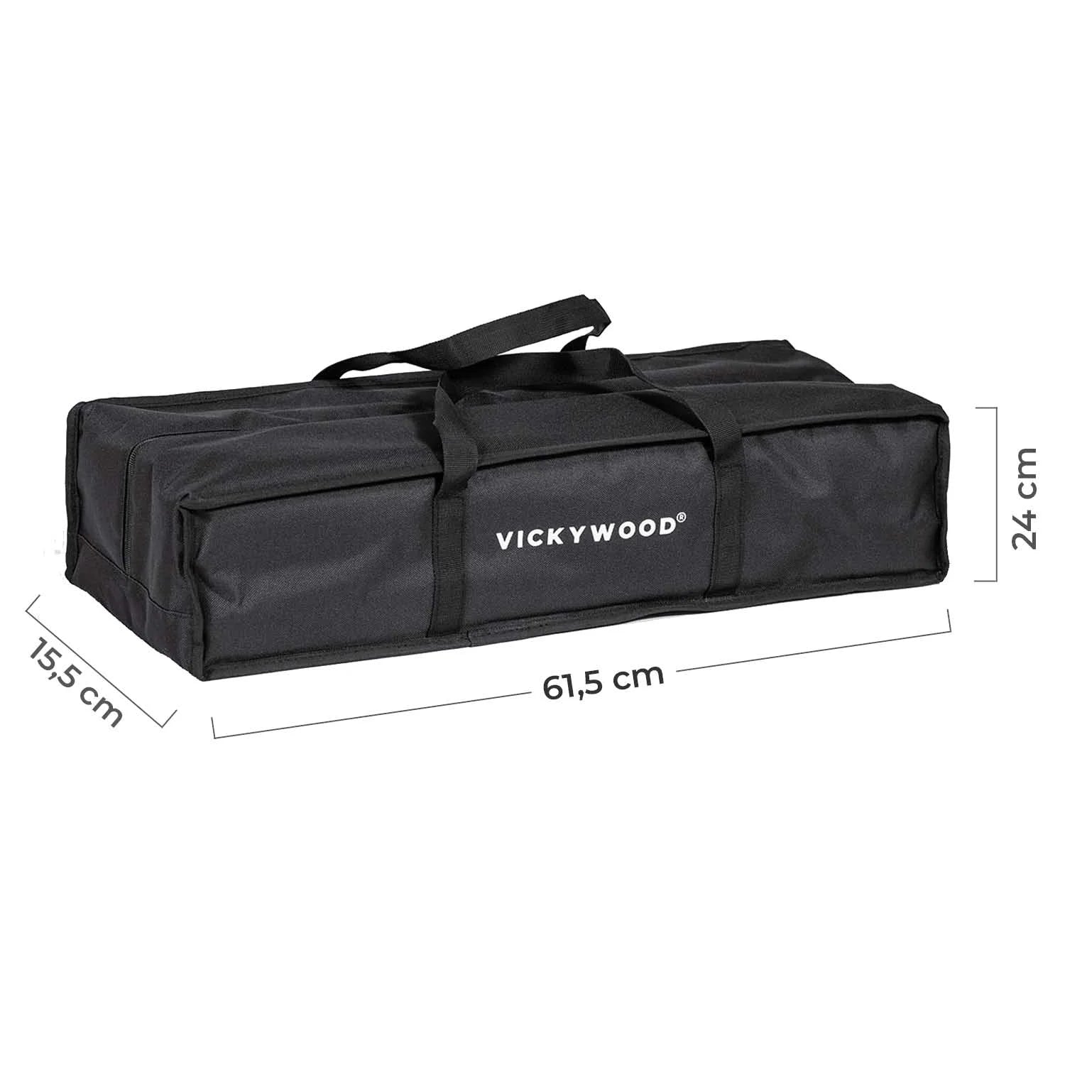 Vickywood kampeertafel van aluminium, ultralight