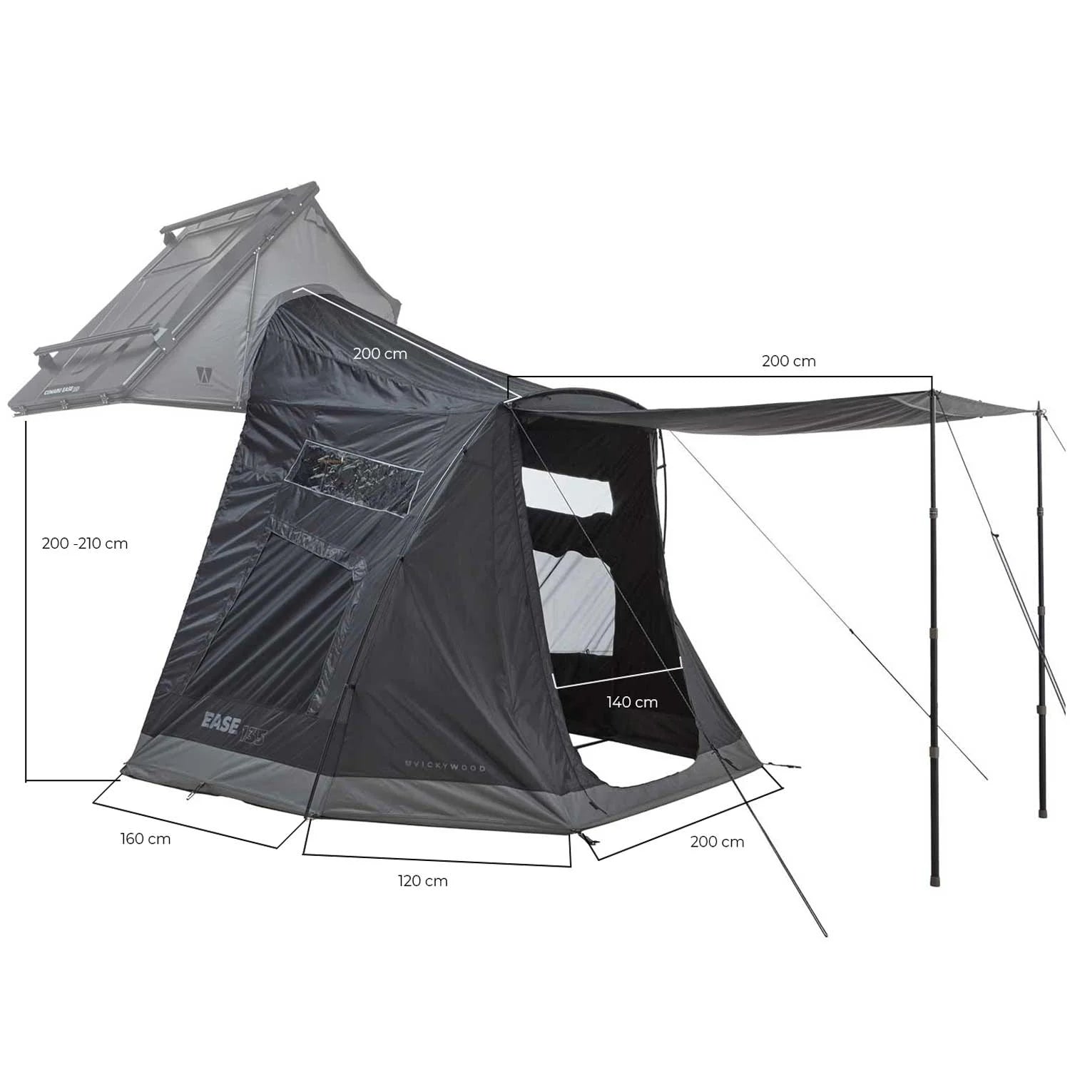 Vickywood ondertent Cumaru Ease/Xp 135 cm
