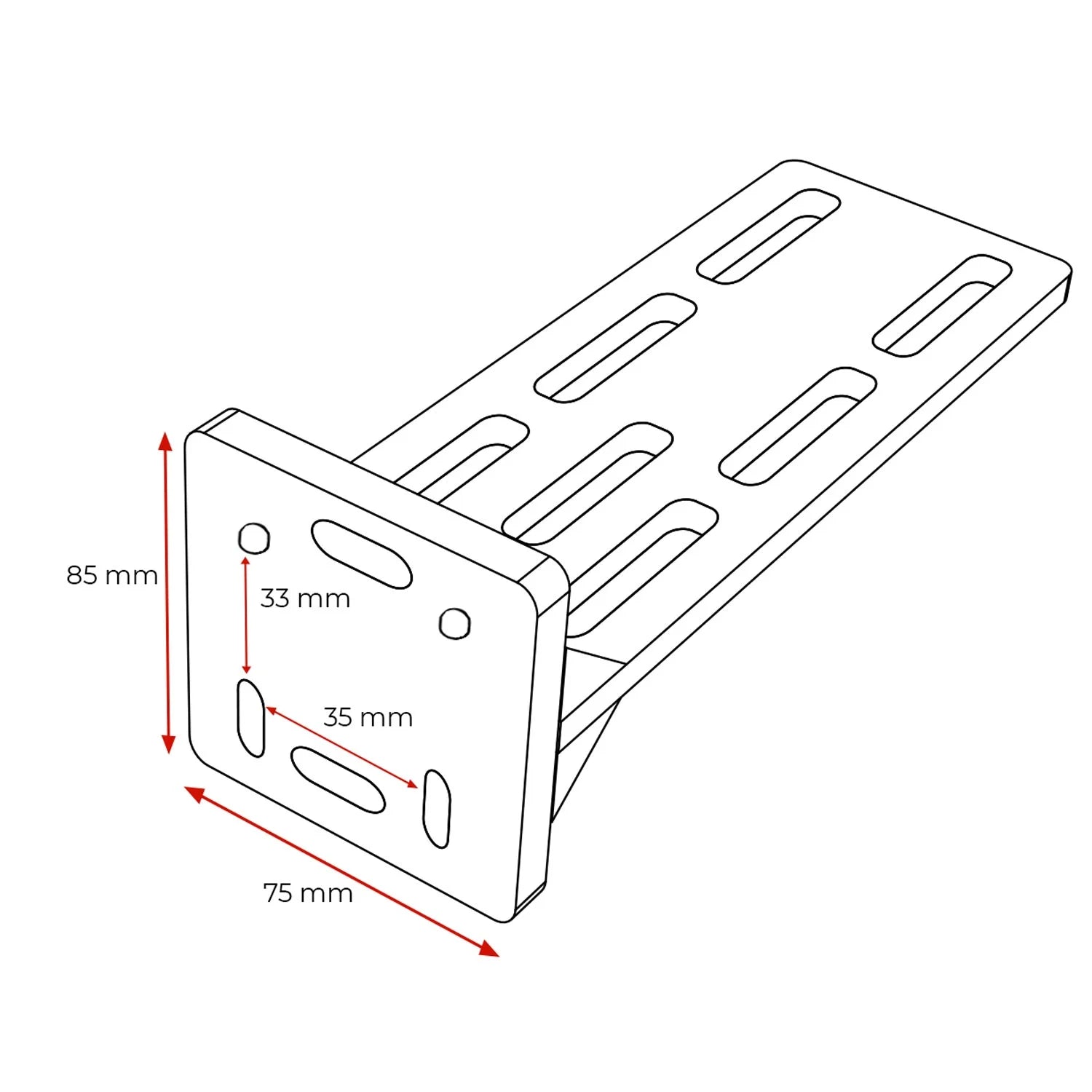 Vickywood 180° Luifel LEAF vrijstaand grijs