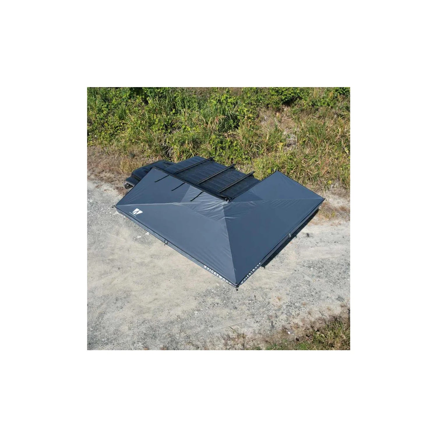 270° luifel LEAF Links 250 cm grijs
