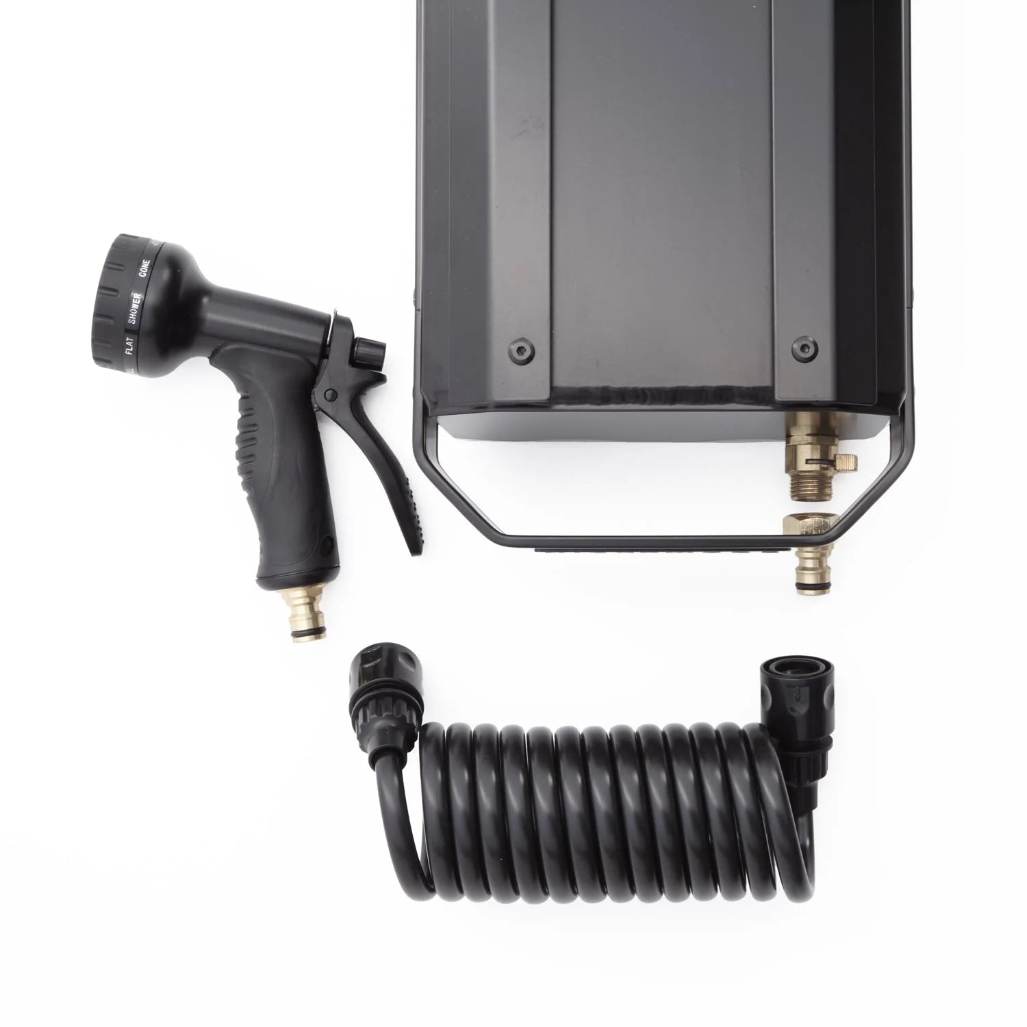 Mobiele buitendrukwatertank en reisdouche EVOTANK