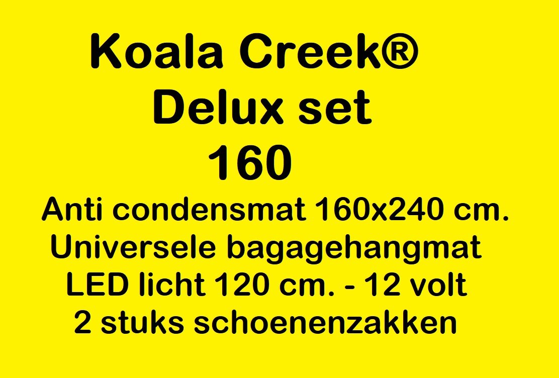 Koala Creek Deluxe set (anti condens mat + accessoires)