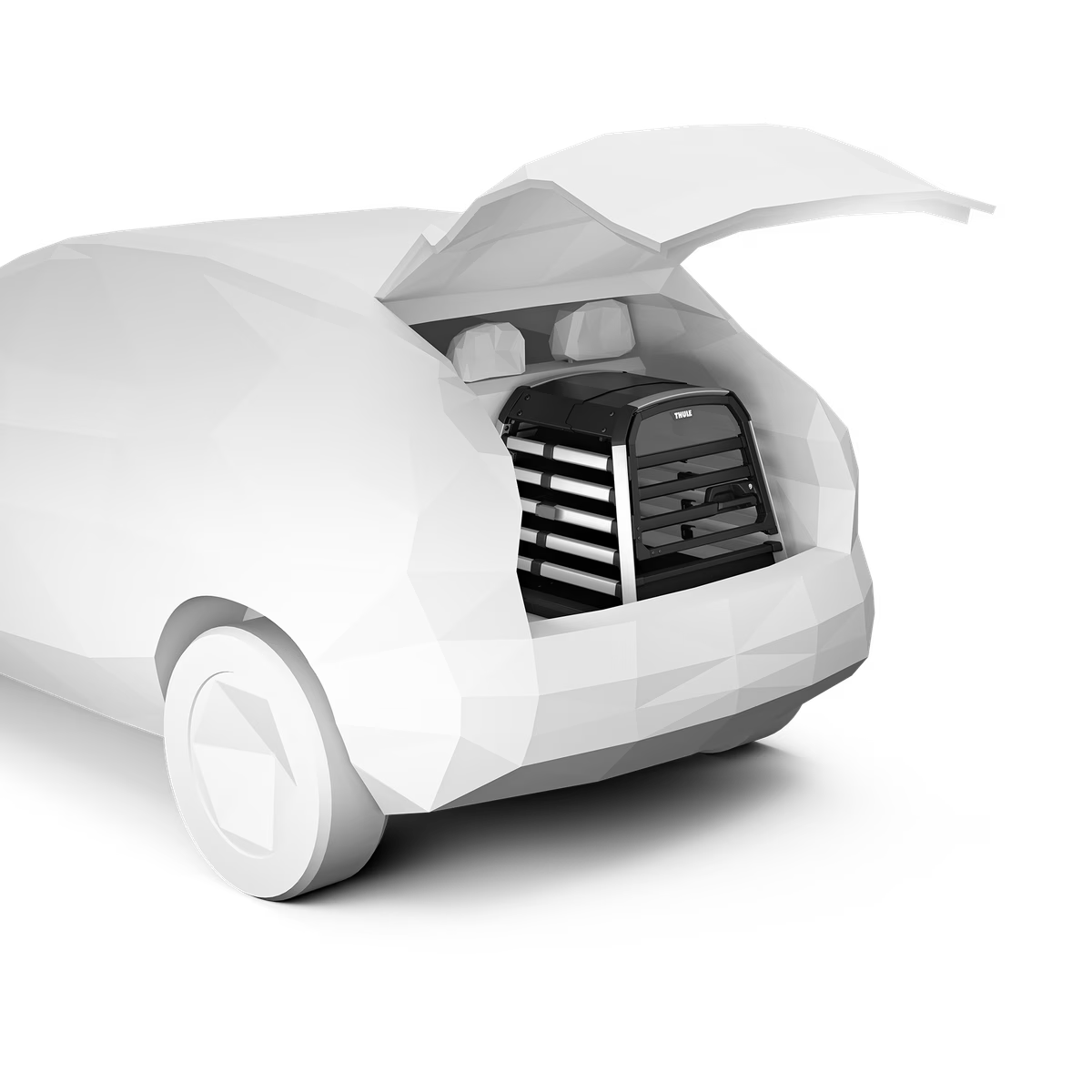 Thule Allax treshold hondenbench (auto's met lage kofferbak)