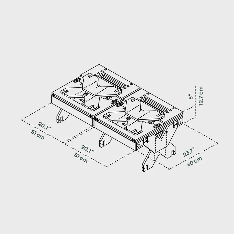 Boxio Rack bed bundel M
