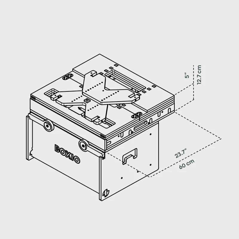 Boxio Rack box + bed bundel S