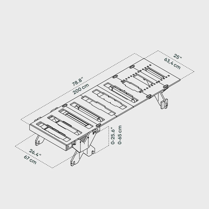 Boxio Rack bed bundel S
